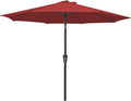 MEWAY 9ft Patio Umbrella Outdoor Table Umbrellas by MEWAY