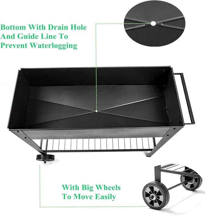 31.5" Tall Raised Garden Bed - Image 4