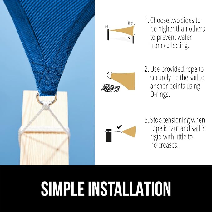 GORILLA GRIP Heavy Duty Sun Shade, UV Protection Fade Tear and Rust Resistant - Image 6