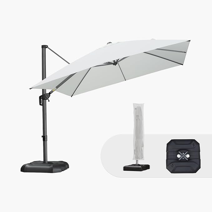 PURPLE LEAF 10'×10' Patio Umbrella by PURPLELEAF