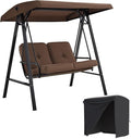 AECOJOY 2-Seat Outdoor Patio Swing Chair by AECOJOY