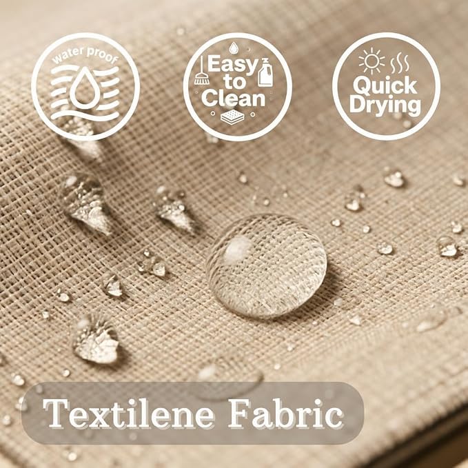 MAMIZO Patio Dining Chairs, Stackable All Weather Teslin Chair, Heavy Duty - Image 3