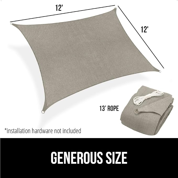 GORILLA GRIP Heavy Duty Sun Shade, UV Protection Fade Tear and Rust Resistant - Image 9