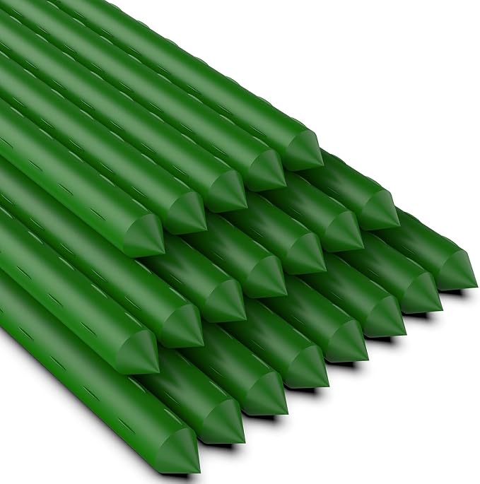 7Feet Garden Stakes Sturdy Plant Sticks Support Tomato Stakes by Jxrhy