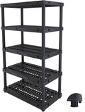 Plastic Storage Shelves, Plastic Heavy Duty Shelves 16.93" D x 35.43" W x by Unknown