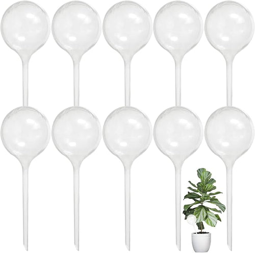 10 PCS Large Clear Plastic Watering Globes, Plant Self-Watering Bulbs, Flower by Jgalnim