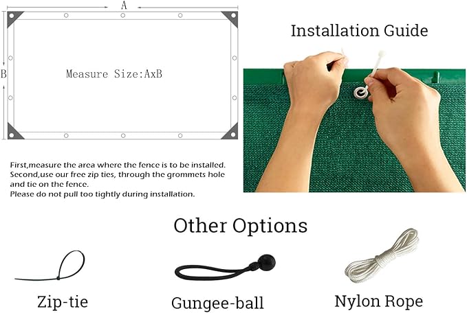 LOVE STORY Balcony Privacy Screen, UV Protection and Weather-Resistant - Image 6