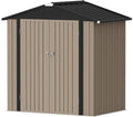 Devoko Outdoor Storage Shed 6 x 4 FT Lockable Metal Garden Shed Steel by DEVOKO