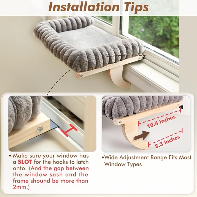 Cloud-Soft Cat Window Sill Perch - Image 7
