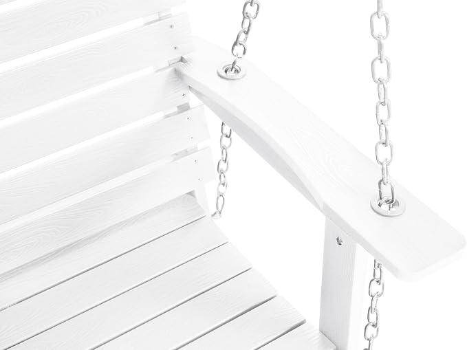 Poly Lumber 2-Seat Porch Swing, HIPS 4.5-Feet Bench Swing - Image 7