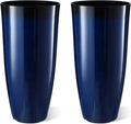 Glitzhome 30" H Tall Planters for Outdoor Plants, Large Flower Pots by Glitzhome