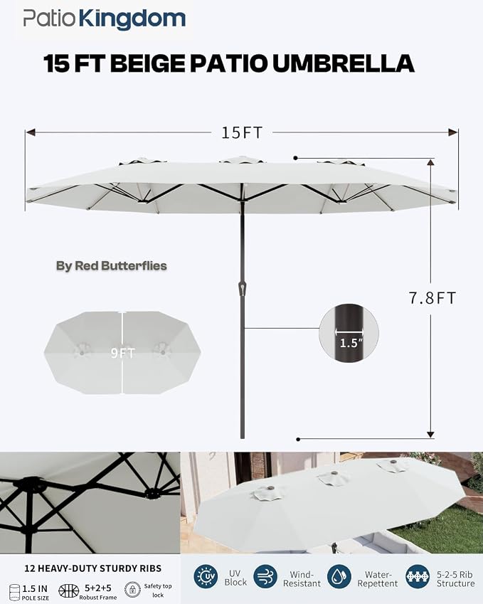 9-Piece Grey Outdoor Dining Set - Image 5
