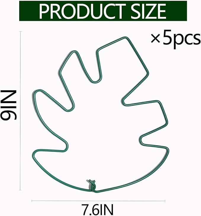 5PCS Monstera Plant Support Stem 9 x 7.6 in- Durable Stabilizer Set - Image 2