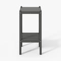 WestinTrends Malibu 36" Outdoor Adirondack HDPE 2-Tier Patio Side Table by WestinTrends