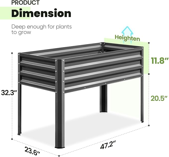 KING BIRD Raised Garden Bed - Image 8