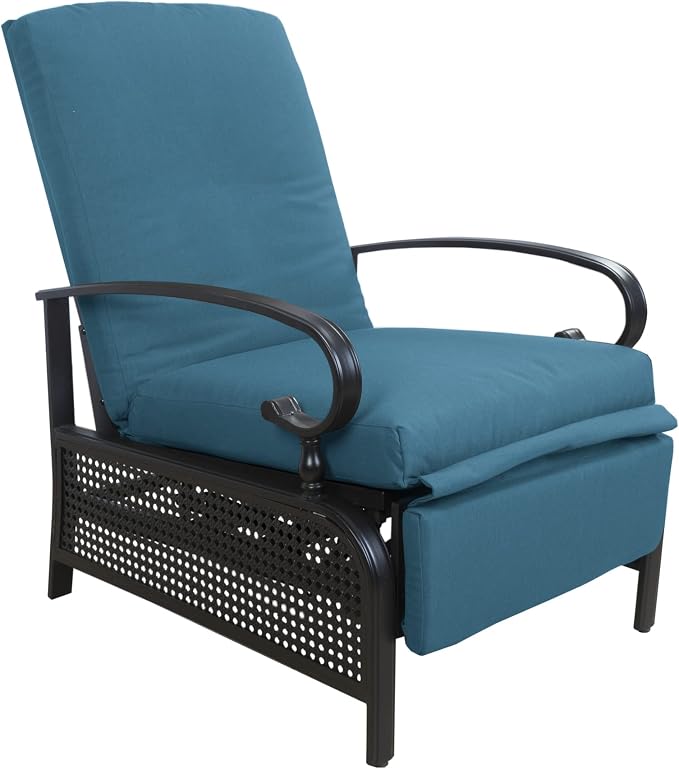 Kozyard Adjustable Outdoor Reclining Lounge Chair, Cushioned Patio Chaise Lounge - Image 7