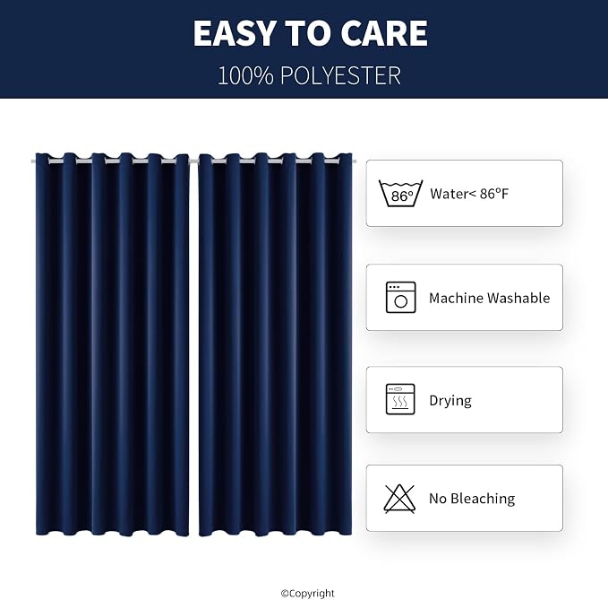 Outdoor Indoor Curtains W84 x L108 - Image 6