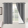 H.VERSAILTEX Primitive Linen Curtains 100% Blackout Curtain Drapes Burlap by HVERSAILTEX