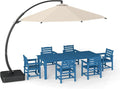 7-Piece Navy Blue Outdoor Dining Set by PatioKingdom