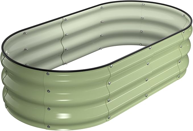 Raised Garden Bed Kit, Large Metal Raised Beds by Winpull