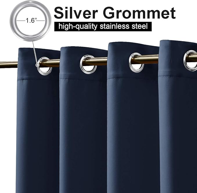 NICETOWN Gazebo Curtains Outdoor Waterproof & Windproof 95 inch Length 2 Panels - Image 3