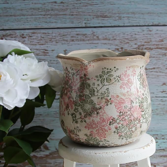 Ceramic Pots for Plants, Vintage Plant Pot - Image 8