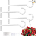 Plant Hooks for Hanging Plant Bracket 6inch Metal Plant Hanger Decorative by QTJUST