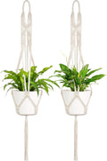 Mkono 2 Packs 43 Inch Macrame Plant Hanger Large by Mkono