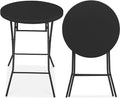 Best Choice Products 32in Bar Height Folding Table, Round Indoor Outdoor by BestChoiceProducts