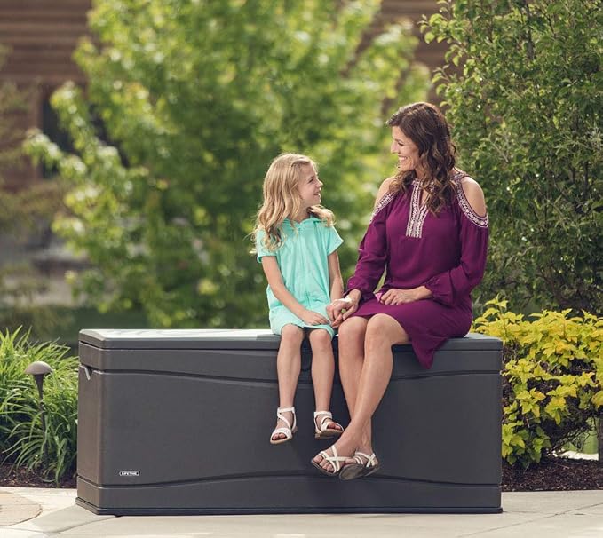 LIFETIME 60298 Heavy Duty Outdoor Storage Deck Box, 130 Gallon - Image 3