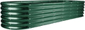 Land Guard 8×2×1.5ft Galvanized Raised Garden Bed Kit, Raised Garden Boxes by LandGuard