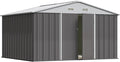 Greesum 10×8FT Outdoor Storage Shed, Metal Patio Storaged Sheds by BuynowfromGreesum