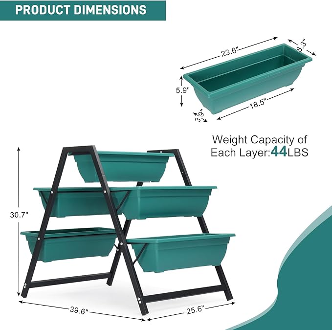 Vertical Garden Planter, Raised Garden Beds Outdoor - Image 6