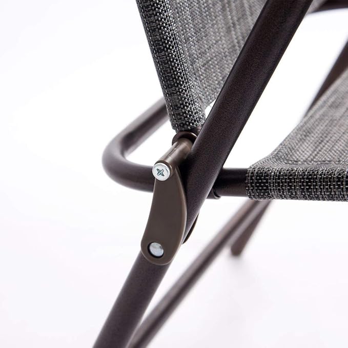 Giantex Set of 2 Patio Folding Chairs, Outdoor Patio Dining Chairs w/Armrest - Image 8