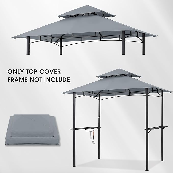 MASTERCANOPY Grill Gazebo Replacement Canopy Top - Image 6