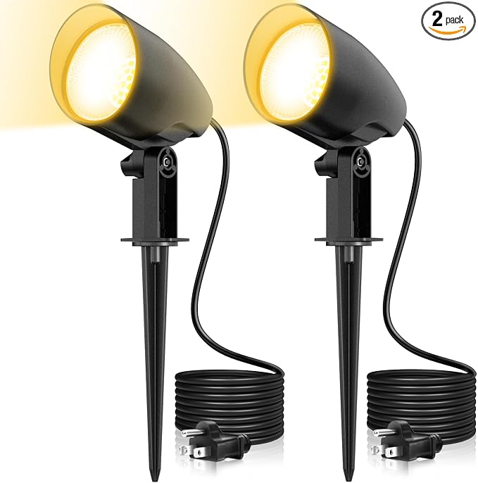 ZZXX 20W Outdoor Spotlight LED Landscape Lighting 120V Pathway Lights IP66 by ZZXX