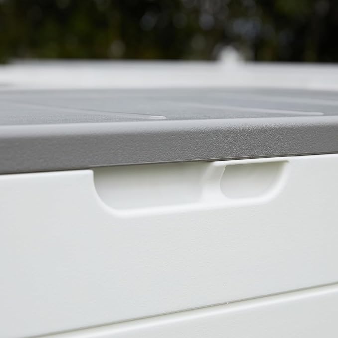 TARKARI Premium Pro Edition 100 Gallon Lockable Resin Deck Box, Waterproof & - Image 6