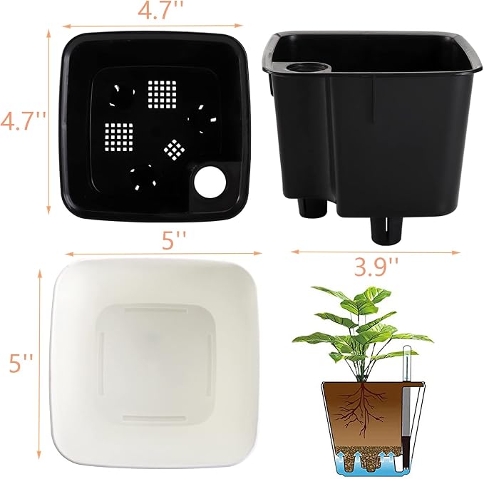 yarlung 6 Pack Self Watering Planter - Image 4