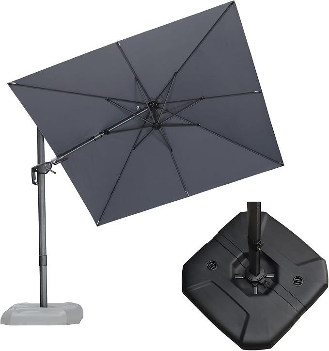 PURPLE LEAF 8' X 8' Tilting Patio Umbrella by PURPLELEAF