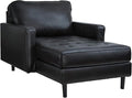 Signature Design by Ashley Bryceview Modern Tufted Leather Match Chaise by SignatureDesignbyAshley