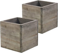 Wooden Planter Box I Rustic Barn Wood by Unknown
