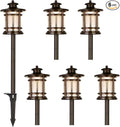 hykolity Low Voltage ORB LED Landscape Path Light W/Crackled Shade, 3.4W 155LM by hykolity