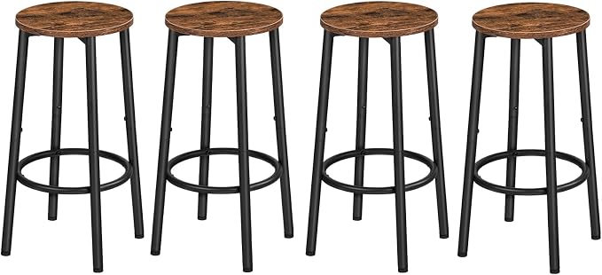HOOBRO Bar Stools, Kitchen Round Height Stools by HOOBRO