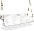 VINGLI Upgraded Patio Wooden Porch Swing by VINGLI