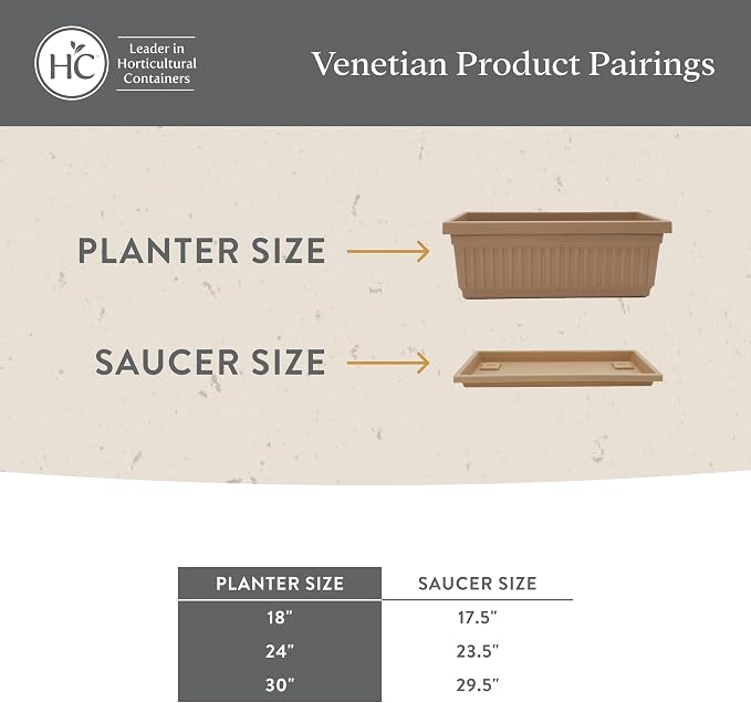 The HC Companies Venetian Windowr Planter Box w/Drain Plug - Image 8