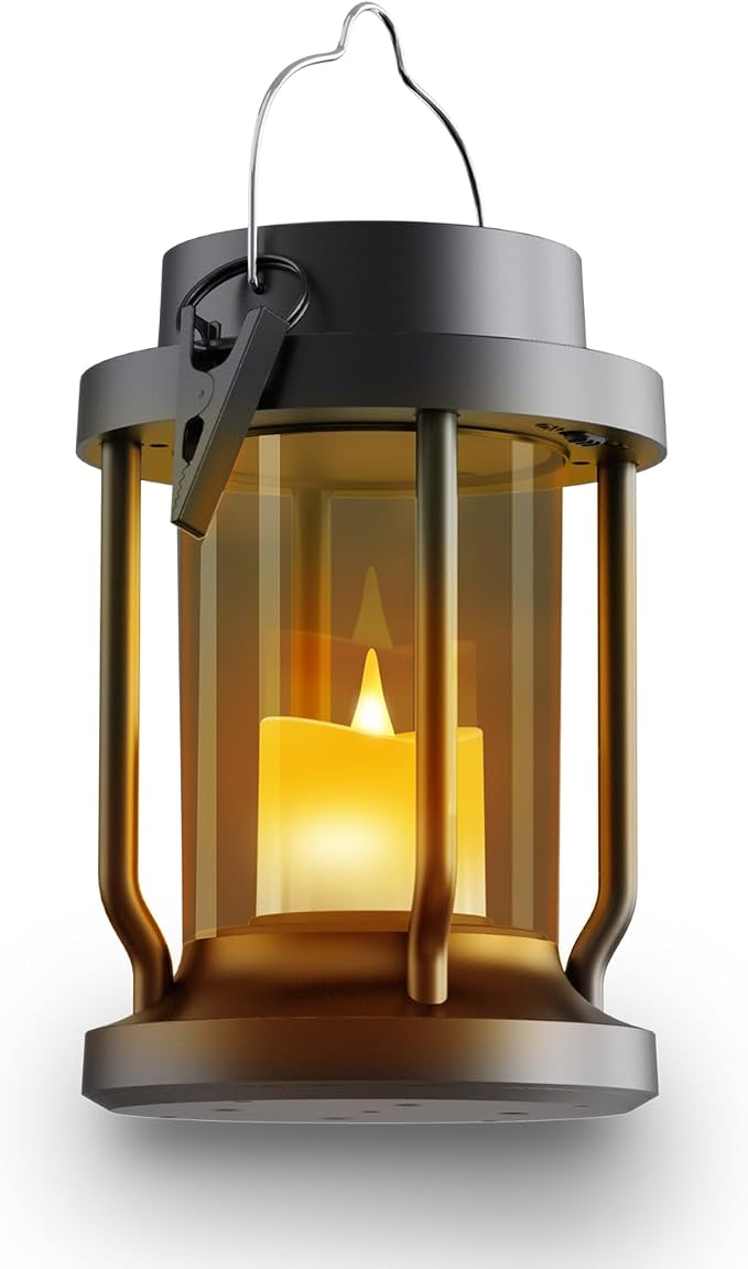 Solar Lantern Outdoor & Indoor Use – Hanging Solar Lights by Unknown