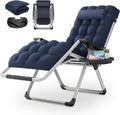 MoNiBloom Stable Folding Chair Outdoor Lounge Chair Beach Pool Lawn Recliner by Monibloom