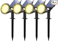 Solar Spot Lights for Outside, 21 LED Outdoor Solar Lights for Yard, 4 Pack by NBKLS