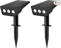 Solar Spot Lights Outdoor, 2 Pack Solar Landscape Spotlights 3 Lighting Modes by Unknown