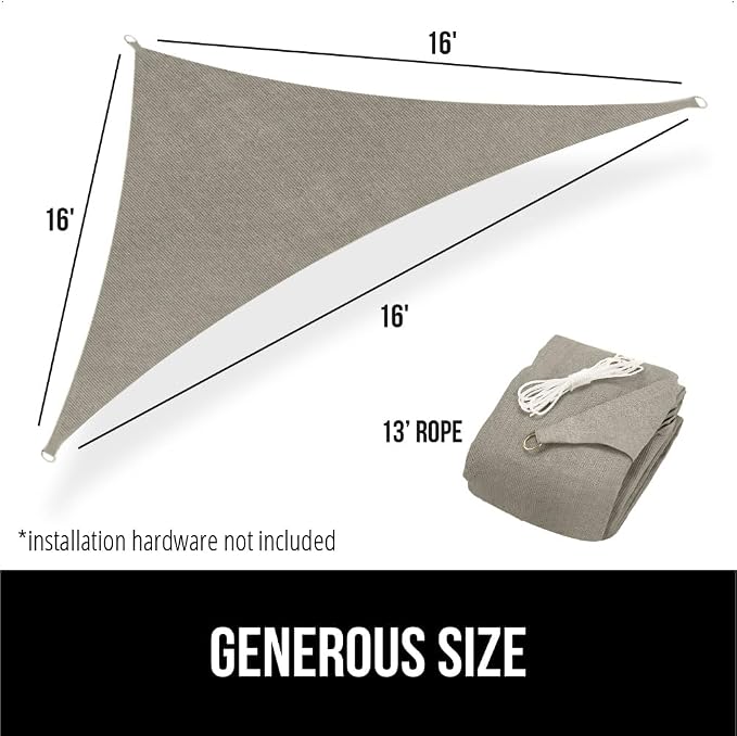 GORILLA GRIP Heavy Duty Sun Shade, UV Protection Fade Tear and Rust Resistant - Image 9